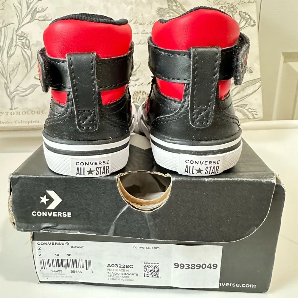 Converse Pro Blaze Varsity Color High Top Sneaker Infant Size 2